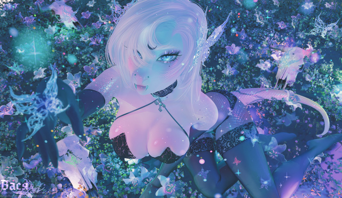 The magical forest - 18+, My, Art, Furry, Furry art, Anthro, G00dnight, NSFW