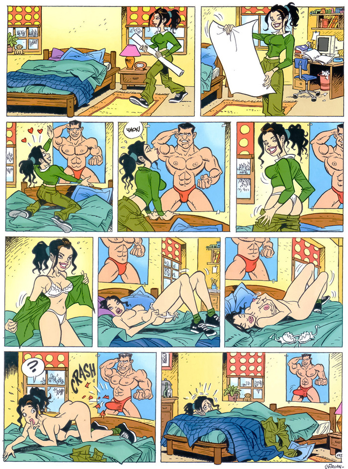 Poster - Series Eurocomics, 18+, Comics, Girls, Humor, Sex, Boobs, Gursel, Poster, NSFW
