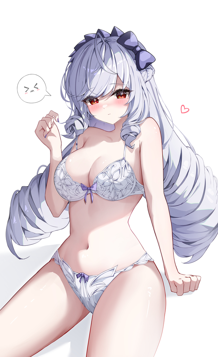Vivian - 18+, Anime art, Anime, Zenless Zone Zero, Vivian (zzz), Hand-drawn erotica, Underwear, Yeni1871, NSFW