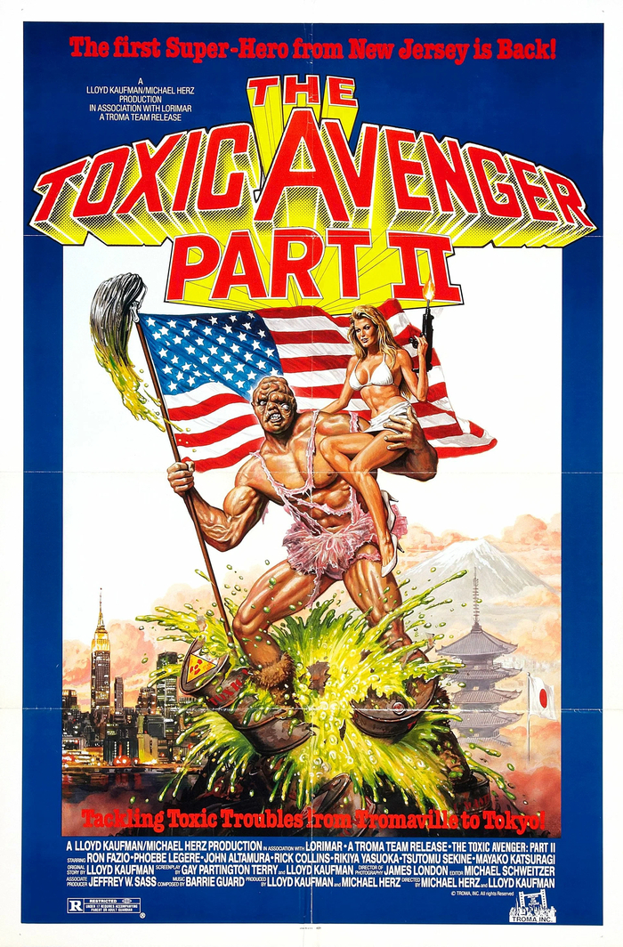 Boobs in The Toxic Avenger, Part II (1989) - 18+, Boobs, Movies, Fantasy, Comedy, Боевики, Horror, Adventures, 80-е, Movies of the 80s, 1989, Longpost, NSFW