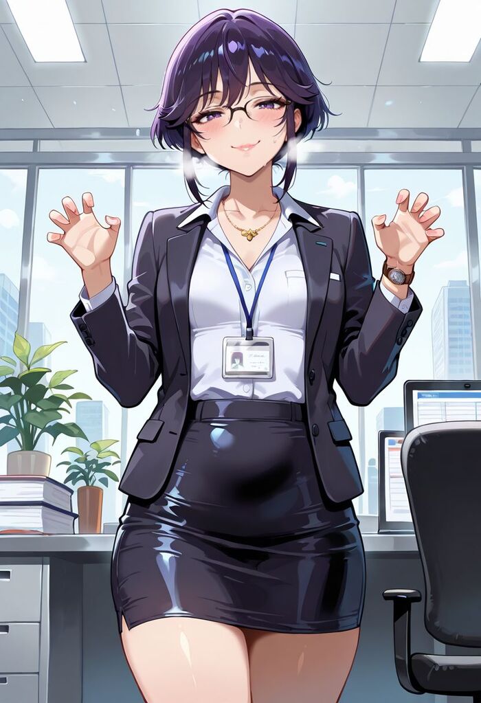 Офисные Cейлор Cенши! - Серия Нейроанимекрасотки, 18+, Моё, Контент нейросетей, Арты нейросетей, Аниме, Цветные волосы, Девушки, Stable Diffusion, Sailor Moon, Sailor Mars, Sailor Mercury, Sailor uranus, Sailor Pluto, Sailor Jupiter, Офисные будни, Tsukino Chibiusa, Tsukino Usagi, Sailor Venus, Sailor neptune, Красные глаза, Длиннопост, NSFW