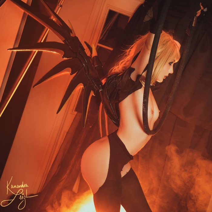 Continuation of the post Mercy by Cassandra Leigh - 18+, The photo, PHOTOSESSION, Cosplay, Cosplayers, Erotic lingerie, Booty, Boobs, Erotic, Games, Overwatch, Overwatch 2, Mercy, Longpost, Reply to post, Kassandra Leigh, NSFW