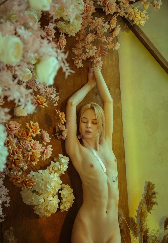Bloom - 18+, My, Erotic, Boobs, Body, Girls, Girl with tattoo, Professional shooting, Longpost, NSFW
