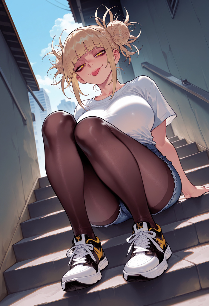 Продолжение поста «Himiko Toga» - Серия Balecxi, 18+, Контент нейросетей, Арт, Аниме, Anime Art, Рисованная эротика, Эротика, Арты нейросетей, Этти, Extra thicc, Boku no Hero Academia, Toga Himiko, Ответ на пост, Длиннопост, Волна постов, NSFW