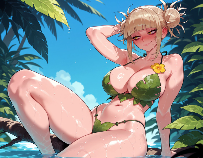 Продолжение поста «Himiko Toga» - Серия Balecxi, 18+, Контент нейросетей, Арт, Аниме, Anime Art, Рисованная эротика, Эротика, Арты нейросетей, Этти, Extra thicc, Boku no Hero Academia, Toga Himiko, Ответ на пост, Длиннопост, Волна постов, NSFW