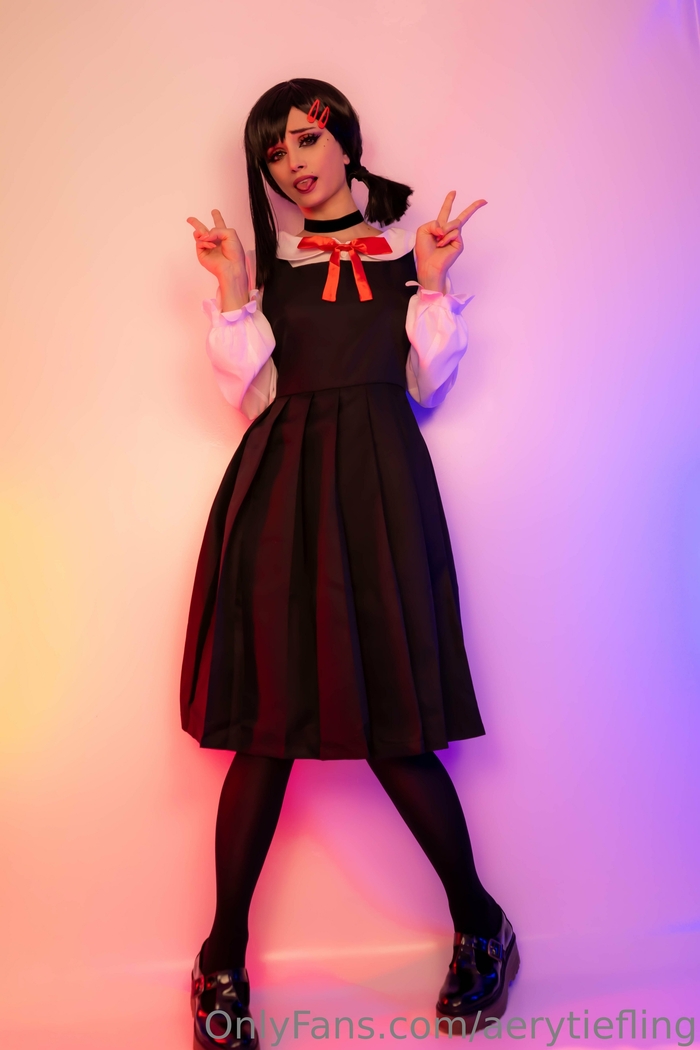 Kobeni by Aery Tiefling - 18+, The photo, PHOTOSESSION, Cosplay, Cosplayers, Erotic, Erotic lingerie, Erotic, Booty, Boobs, Foot fetish, Anime, Chainsaw man, Kobeni Higashiyama, Aery Tiefling, Longpost, NSFW