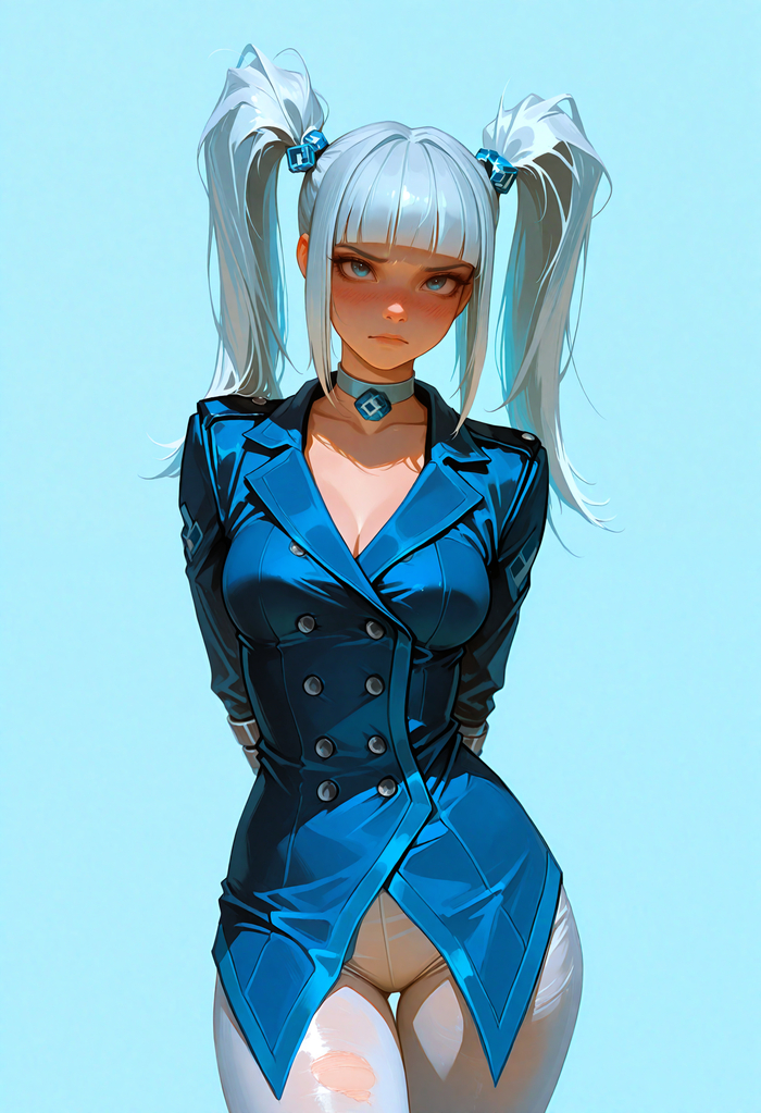 Roskomnadzor -chan - 18+, My, Neural Network Content, Erotic, Boobs, Booty, Etty, Girls, Art, Neural network art, Telegram (link), Anime, Roskomnadzor-Tyan, Video, Soundless, Vertical video, Short videos, Longpost, NSFW