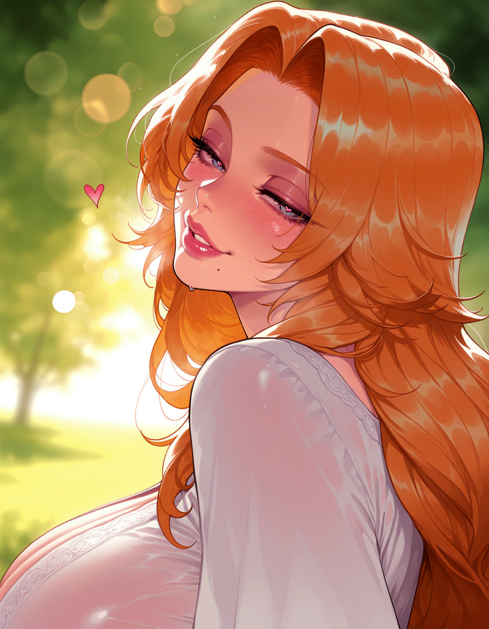 Продолжение поста «Rangiku» - Серия Balecxi, 18+, Контент нейросетей, Арт, Аниме, Anime Art, Рисованная эротика, Эротика, Арты нейросетей, Этти, Extra thicc, Bleach, Rangiku Matsumoto, Ответ на пост, Длиннопост, NSFW, Волна постов