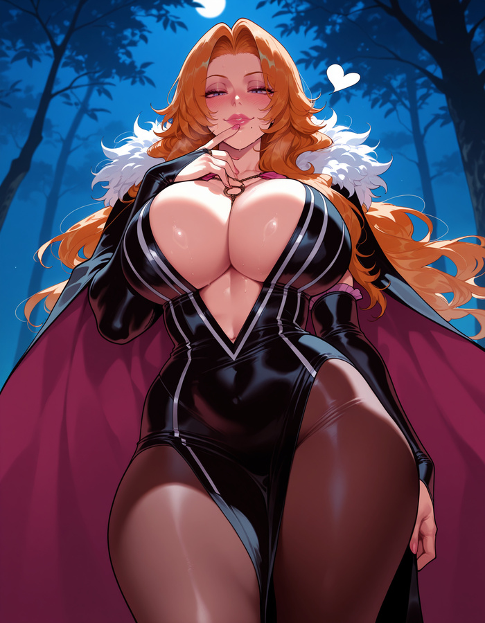 Продолжение поста «Rangiku» - Серия Balecxi, 18+, Контент нейросетей, Арт, Аниме, Anime Art, Рисованная эротика, Эротика, Арты нейросетей, Этти, Extra thicc, Bleach, Rangiku Matsumoto, Ответ на пост, Длиннопост, NSFW, Волна постов