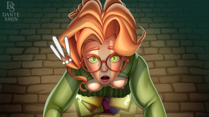 Paige and Victor | Deadlock - 18+, My, Erotic, Anime, Art, Booty, Boobs, Rule 34, Deadlock, Valve, Redheads, Cameltoe, NSFW