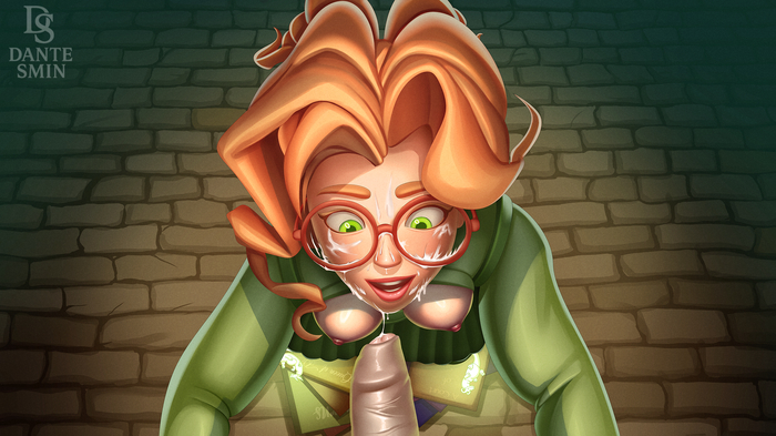 Paige and Victor | Deadlock - 18+, My, Erotic, Anime, Art, Booty, Boobs, Rule 34, Deadlock, Valve, Redheads, Cameltoe, NSFW