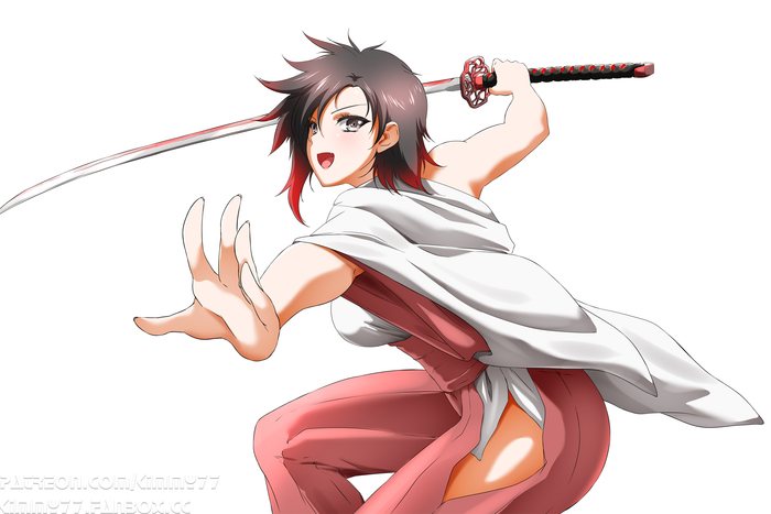 Ruby - 18+, Anime art, Pixiv, Anime, Ruby rose, RWBY, Kimmy77, NSFW