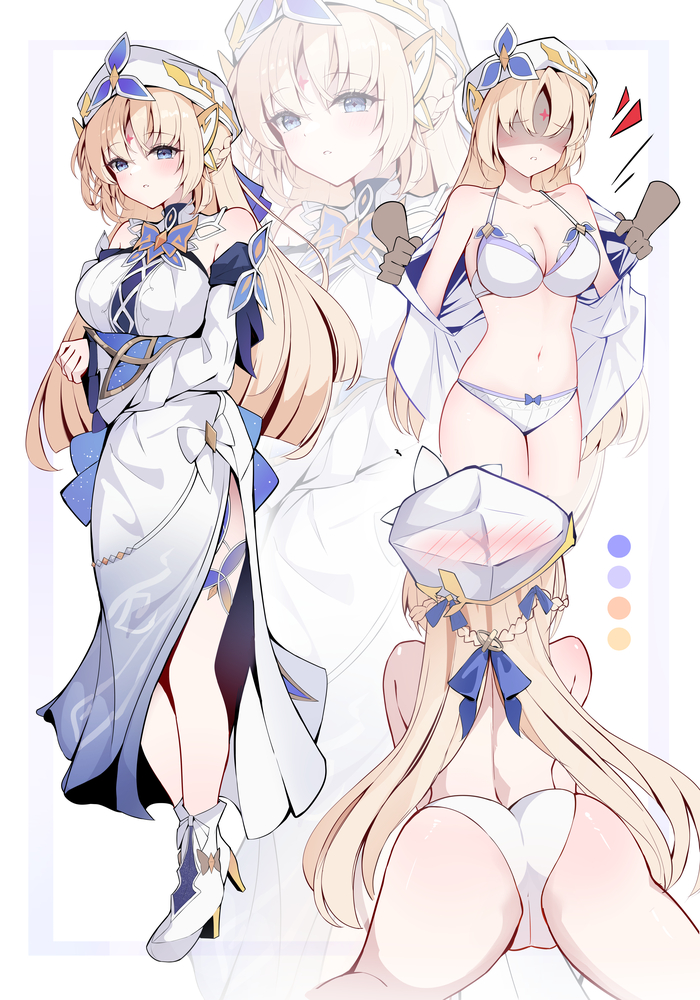Nicole - 18+, Pixiv, Anime art, Anime, Genshin impact, Nicole Reeyn (Genshin Impact), Yeni1871, NSFW