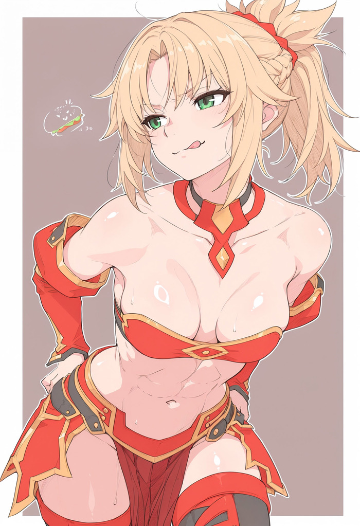 Continuation of the post Mordred - 18+, My, Neural Network Content, Anime, Anime art, Art, Girls, Mordred, Fate, Fate grand order, Fate apocrypha, Neural network art, Reply to post, NSFW