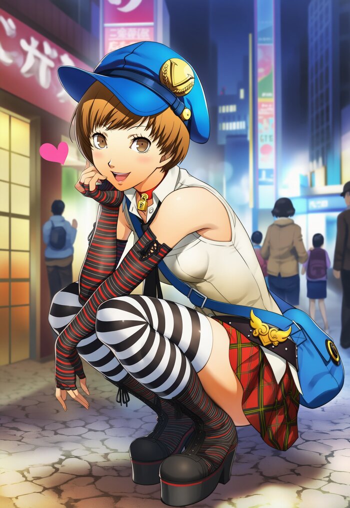 Chie - 18+, Neural Network Content, Art, Anime, Anime art, Hand-drawn erotica, Erotic, Neural network art, Persona 4, Chie Satonaka, Games, Game art, Murasaru7, Longpost, NSFW