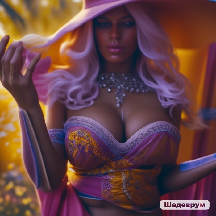 Masterpiece - 18+, My, Neural Network Content, Girls, Erotic, Boobs, Neural network art, Longpost, NSFW