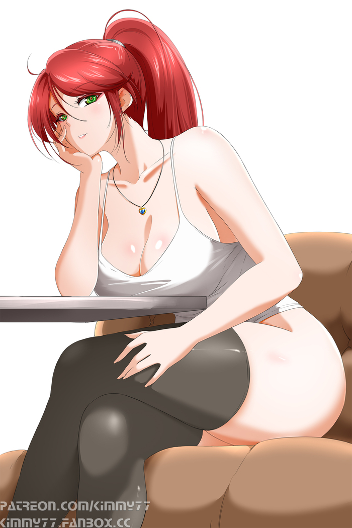 Pyrrha - 18+, Anime art, Anime, Pixiv, RWBY, Kimmy77, Pyrrha nikos, Longpost, NSFW