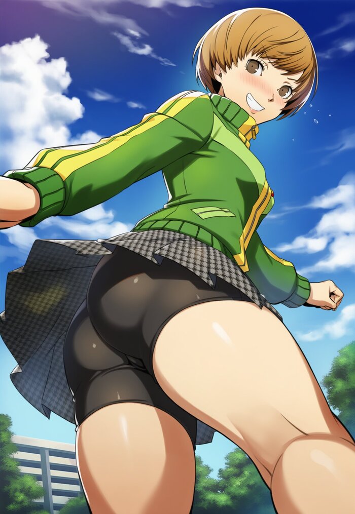 Continuation of the post Chie - 18+, Neural Network Content, Art, Anime, Anime art, Hand-drawn erotica, Erotic, Neural network art, Persona 4, Chie Satonaka, Games, Game art, Murasaru7, Tomboy, Reply to post, NSFW