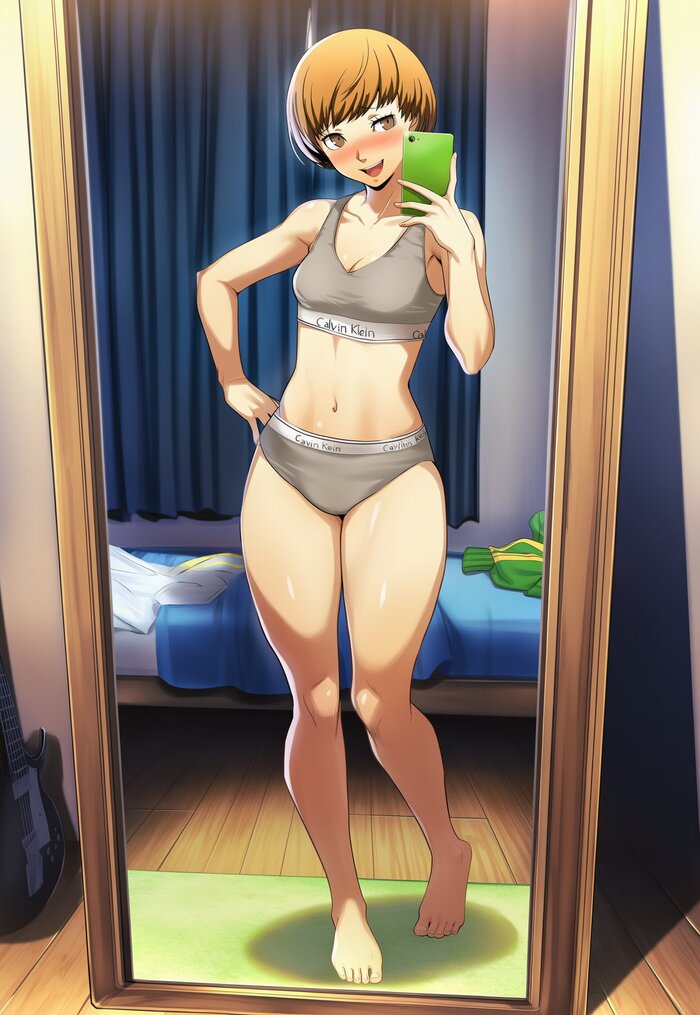 Continuation of the post Chie - 18+, Neural Network Content, Art, Anime, Anime art, Hand-drawn erotica, Erotic, Neural network art, Persona 4, Chie Satonaka, Games, Game art, Murasaru7, Tomboy, Reply to post, NSFW