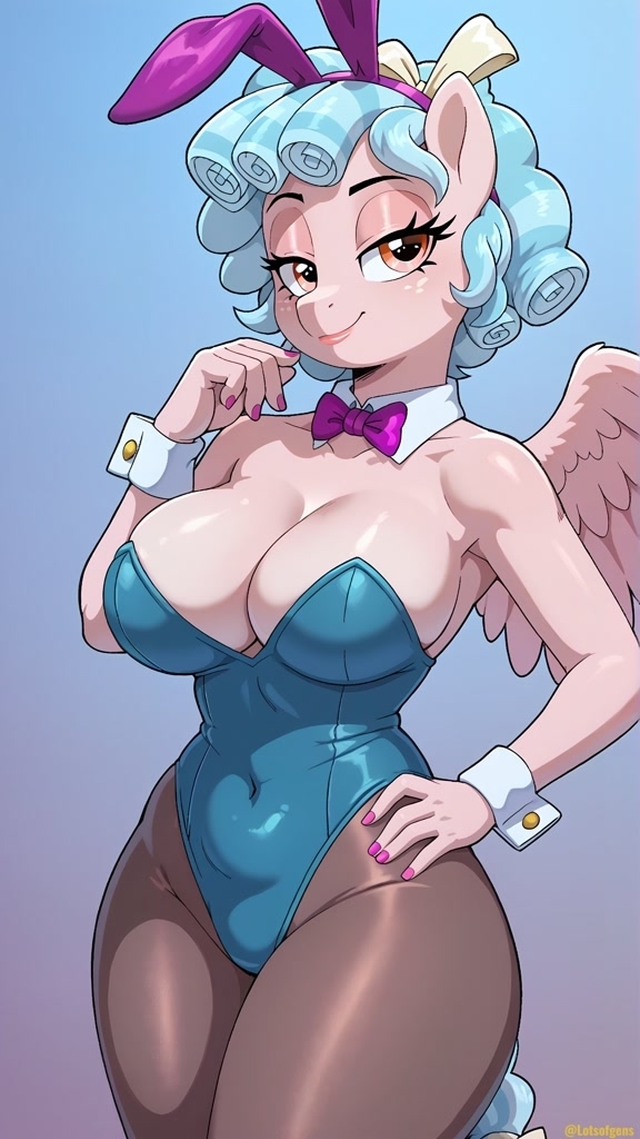 The little bastards have grown up - Series Neuropony art, 18+, Neural Network Content, Neural network art, My little pony, Anthro, MLP Suggestive, Diamond tiara, Silver Spoon, Cozy glow, Big size, Bunnysuit, Underwear, NSFW