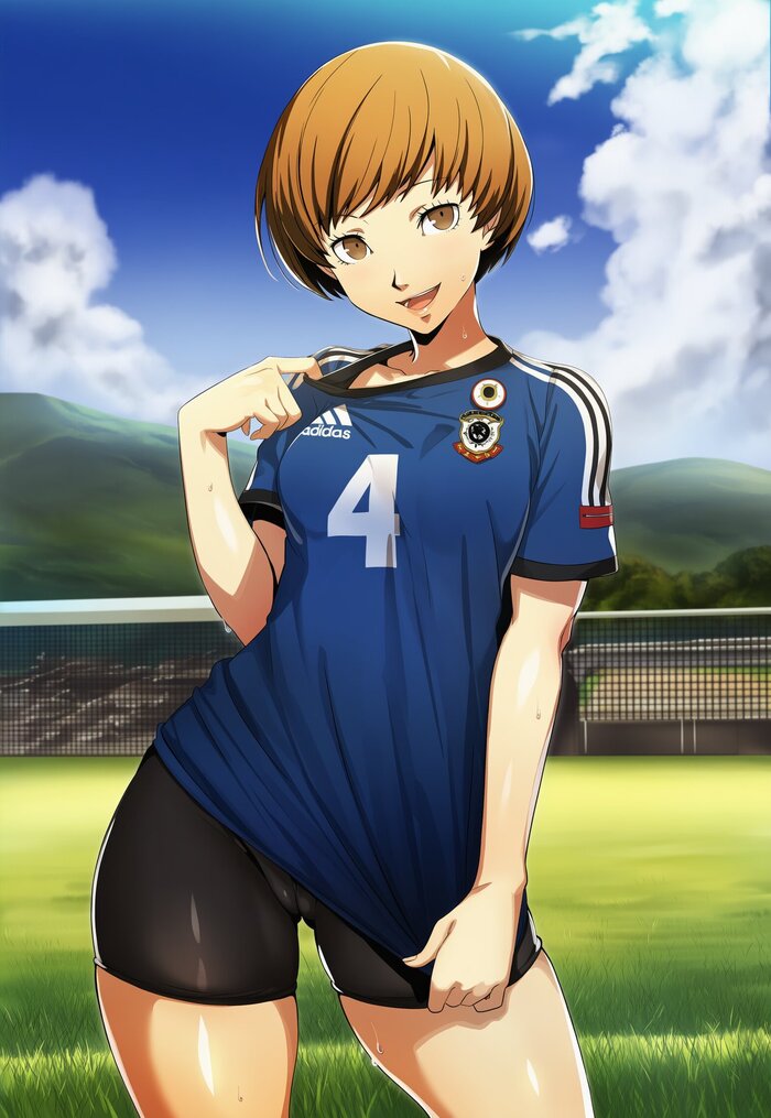 Continuation of the post Chie - 18+, Neural Network Content, Art, Anime, Anime art, Hand-drawn erotica, Erotic, Neural network art, Persona 4, Chie Satonaka, Games, Game art, Murasaru7, Tomboy, Reply to post, Longpost, NSFW